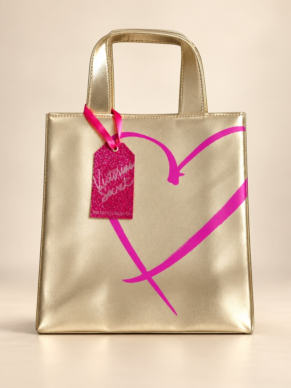Victoria's Secret Gold tote